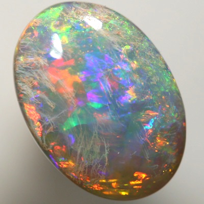 SOLID SEMI BLACK OPAL 3D red blue multicolour, rare compo SEE VIDEO
